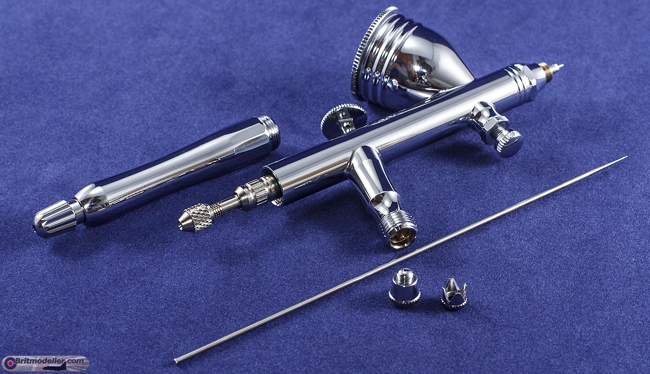 Mr Hobby Procon Boy FWA Platinum Double Action Airbrush Tools & Paint