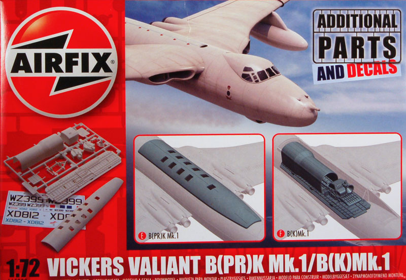 AIRFIX VICKERS VALIANT BK.Mk.1 1:72 新品 British strategic-bomber Vickers Valiant BK.MK.I Limited
