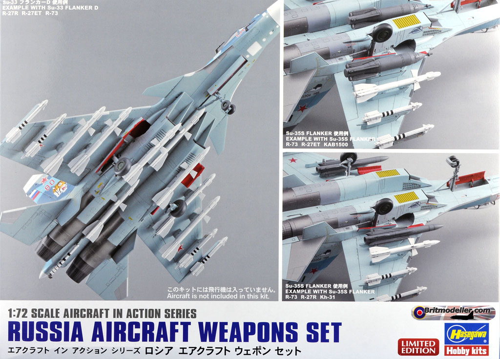 Russian Aircraft Weapons Set - 1:72 Hasegawa - Aftermarket (updates ...