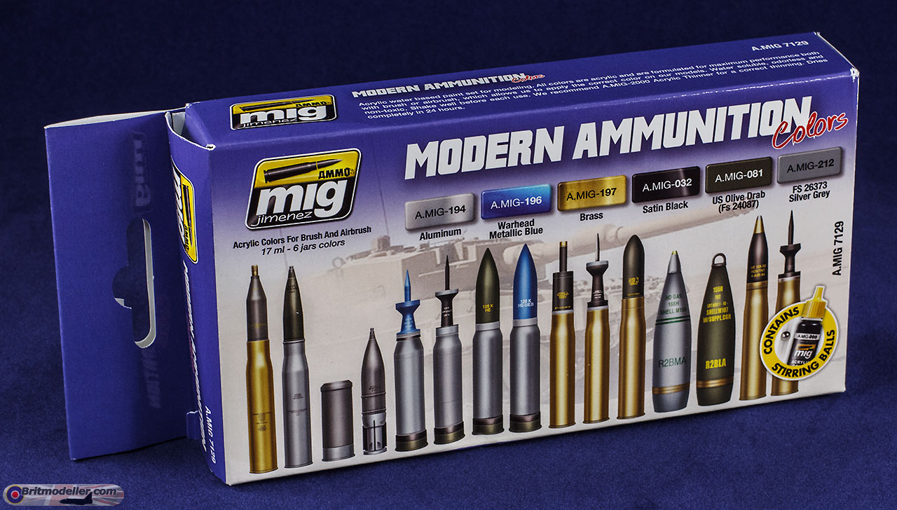 Modern Ammunition & Weapons Colours Acrylic Paint Sets Tools & Paint