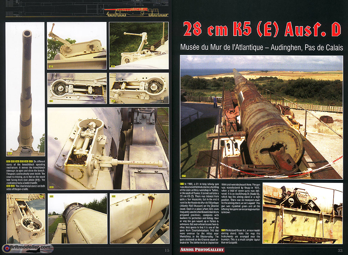 German Railway Gun Leopold 28cm K5(E) - Reference Material German Railway Gun Leopold 28cm K5(E) - Reference Material