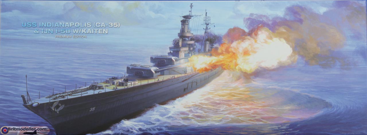 WhiteEnsignModels1/350 USS INDIANAPOLIS② USS Indianapolis CA-35 1/350 Kit | Historic Aviation