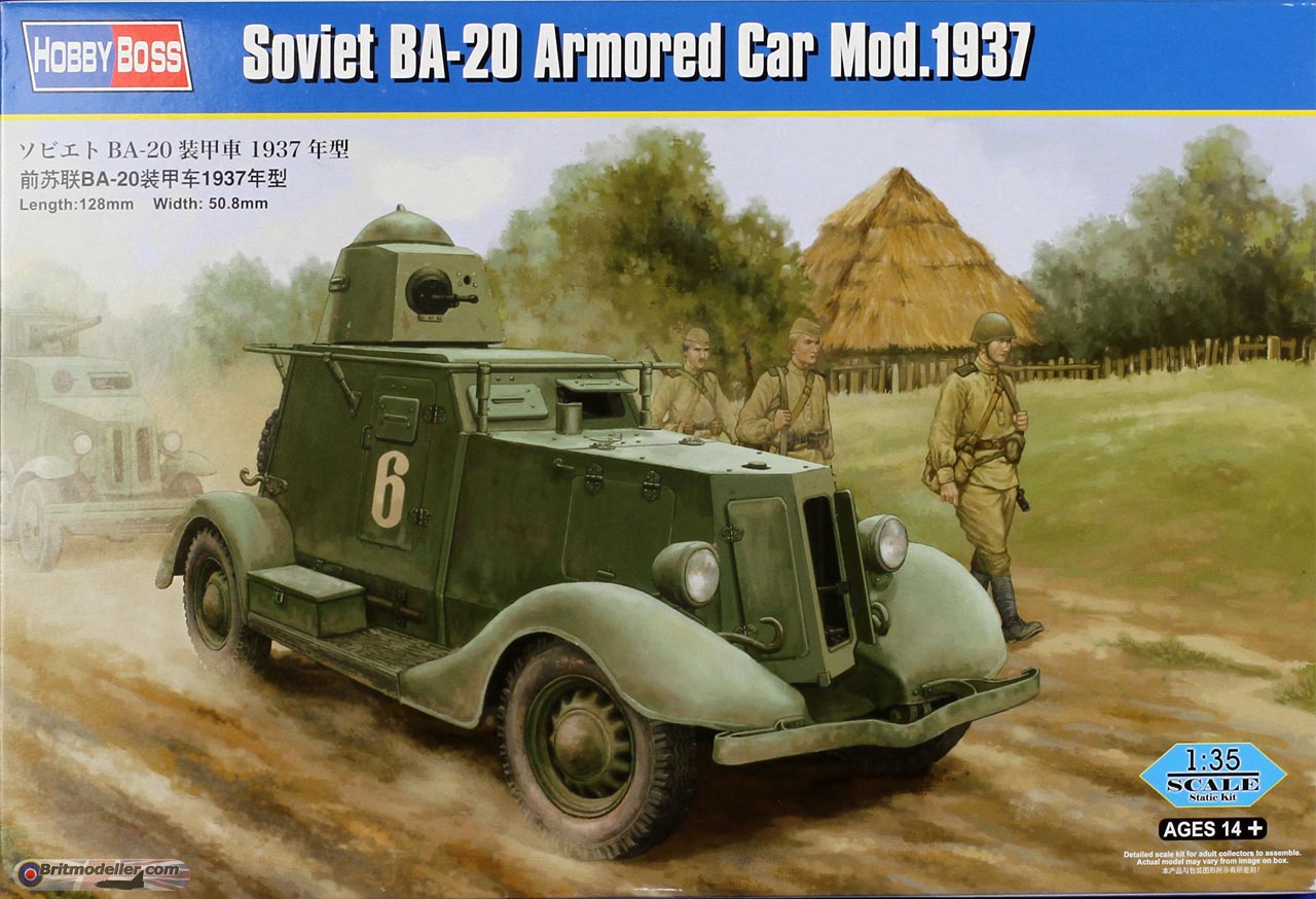 Soviet BA-20 Armoured Car. 1:35 - Kits - Britmodeller.com