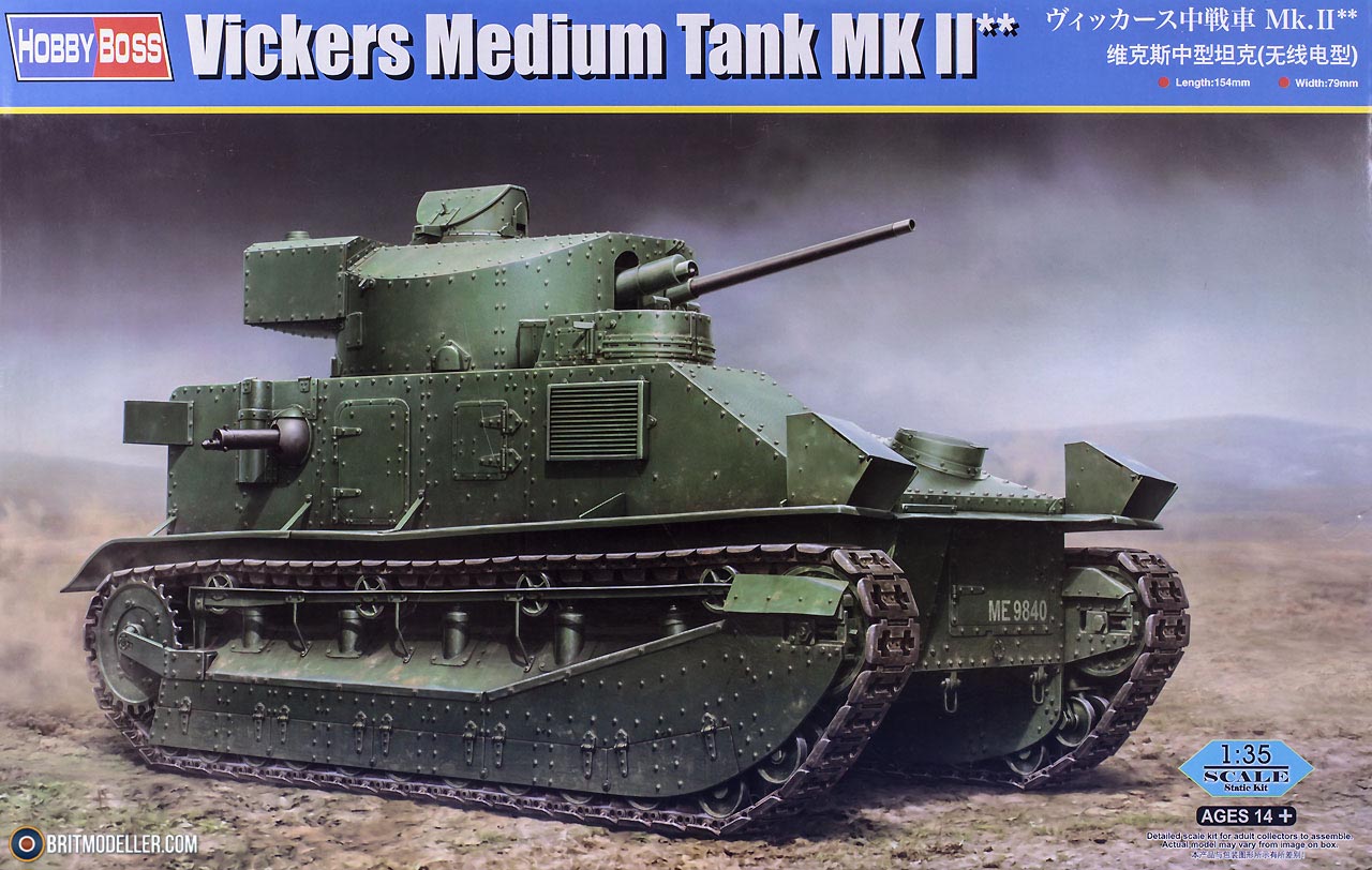 Vickers E mk B 1/35 プラモデル プラモデル組立】MIRAGE HOBBY VICKERS E MK A Tank（ミラージュ
