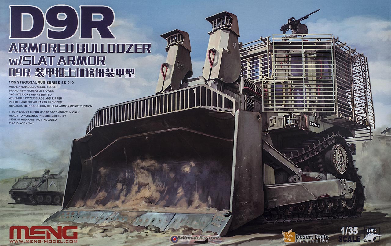 モンモデル 1/35 フォード D9R ブルドーザー スラットアーマー