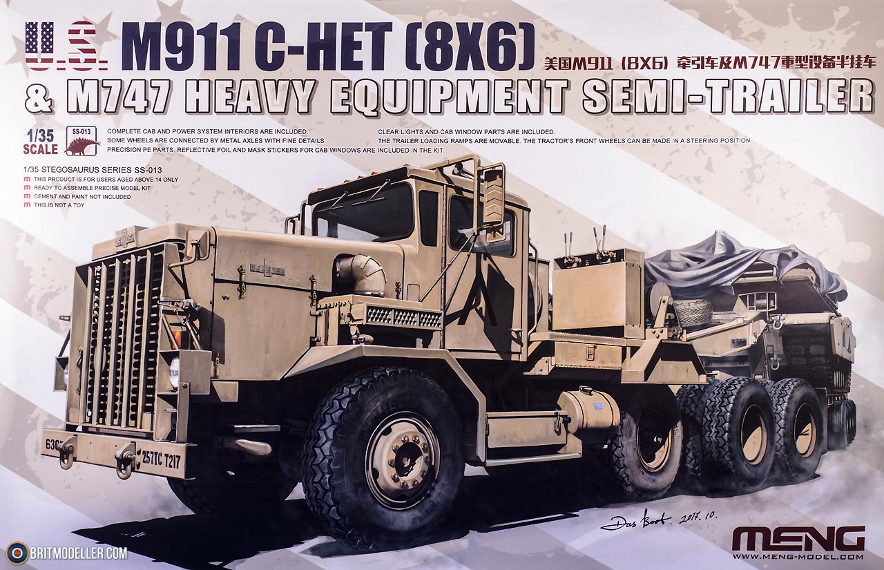 US M911 C-HET(8x6) - Sagged wheels (for Meng Kit) ET Model