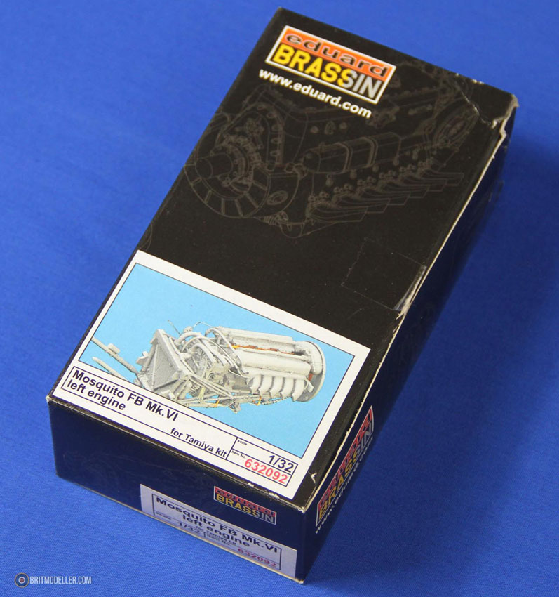 Eduard 1/32 Brassin Mosquito FB Mk. VI left engine for Tamiya kit - 632092 Eduard 1/32 Brassin Mosquito FB Mk. VI left engine for Tamiya kit - 632092