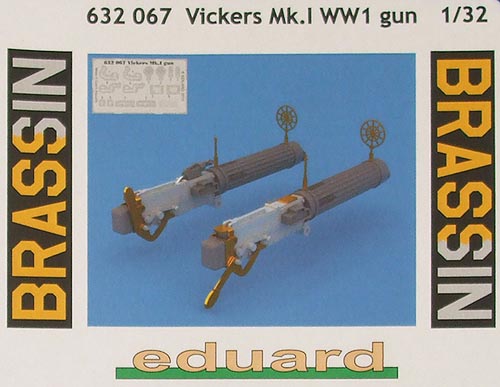 Eduard 1//32 Brassin Vickers Mk 632067 I WWI gun