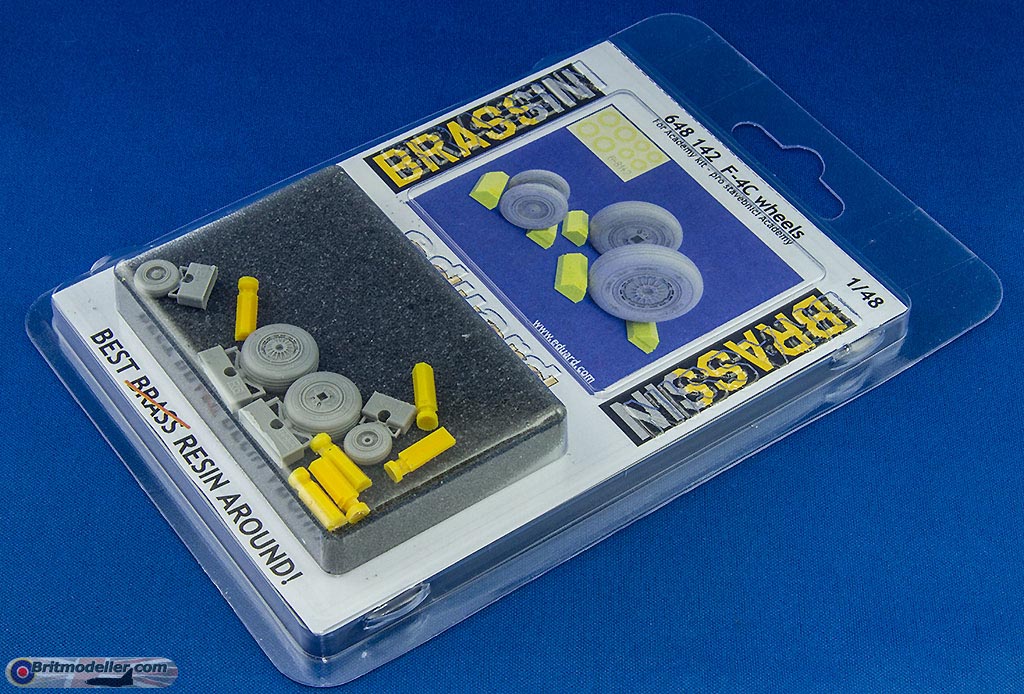 Eduard 1/48 Brassin wheels for the F-4C kit by Academy- 648142 Eduard 1/48 Brassin wheels for the F-4C kit by Academy- 648142
