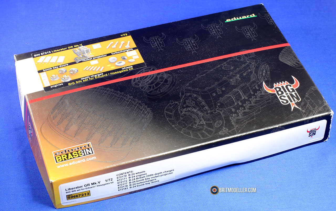 Eduard Brassin 1/72 B-24D/B-24J Liberator engines for EDU or Hasegawa - 672171