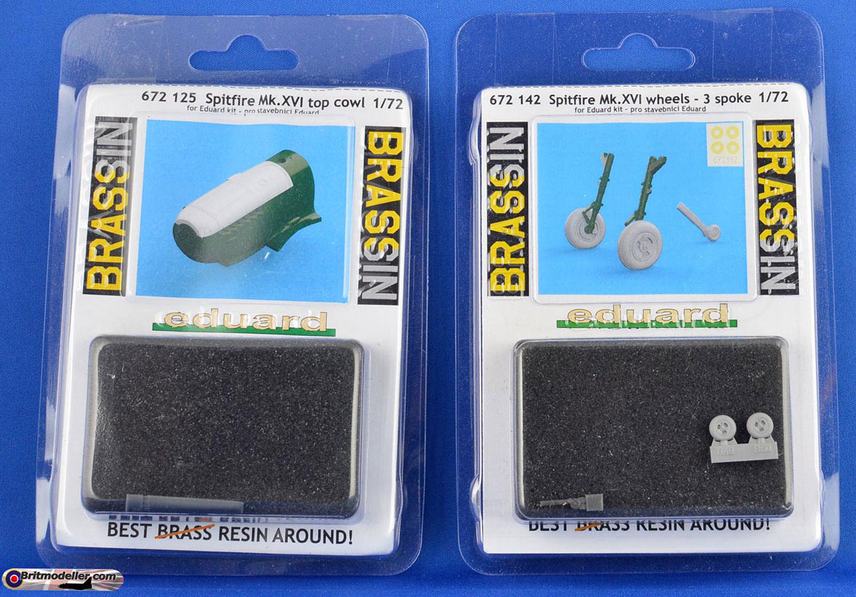 Eduard 1/72 Brassin Spitfire Mk. XVI top cowl - 672125 for Eduard kit Eduard 1/72 Brassin Spitfire Mk. XVI top cowl - 672125 for Eduard kit