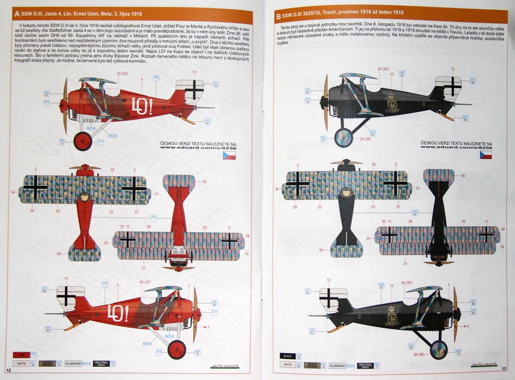 1/48 - Siemens-Schuckert D.III by Eduard - released - D.IV