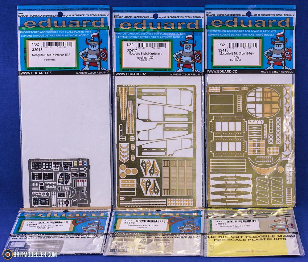 Eduard 1/32 PE Zoom Mosquito B Mk. IX bomb bay - 32418 Eduard 1/32 PE Zoom Mosquito B Mk. IX bomb bay - 32418