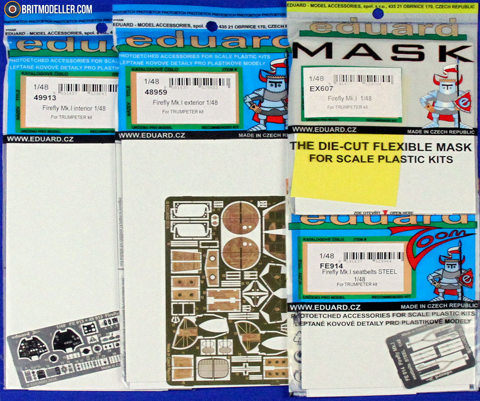 Eduard 1/48 paint masks Firefly Mk. I for Trumpeter - EX607 Eduard 1/48 paint masks Firefly Mk. I for Trumpeter - EX607