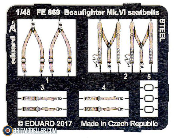Eduard 1/48 PE Zoom Beaufighter Mk. VI landing flaps - 48938 Eduard 1/48 PE Zoom Beaufighter Mk. VI landing flaps - 48938