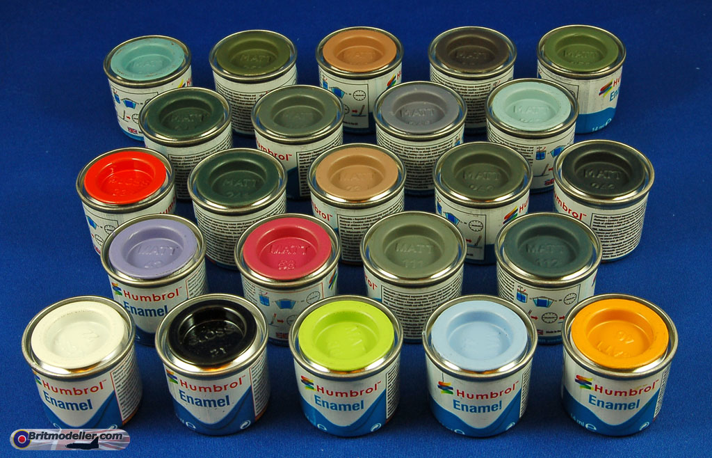 Humbrol Spray Paint Colour Chart