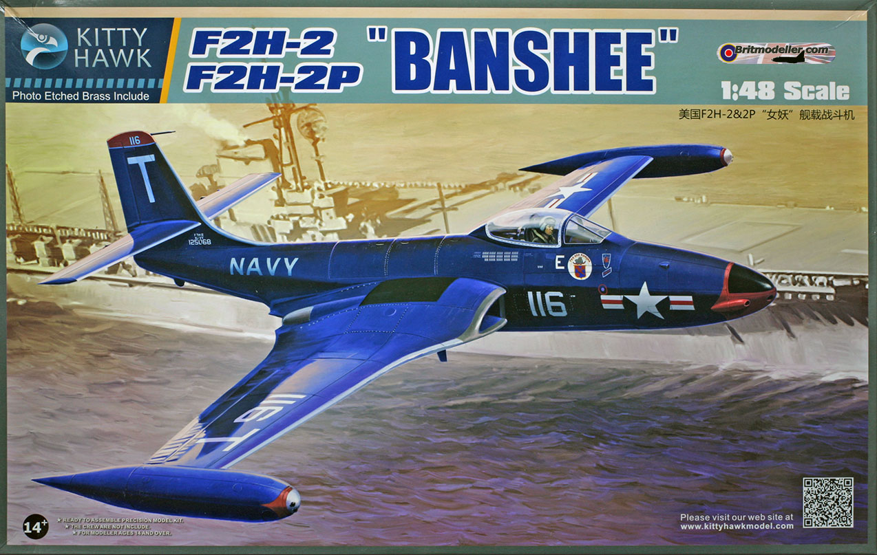 F2H-2 Banshee Landing Gear For 1/48th Scale Kitty Hawk Model  SAC 48317
