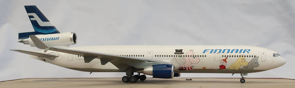 McDonnel Douglas MD-11, Finnair 'Moomins'. 1:144. - Ready
