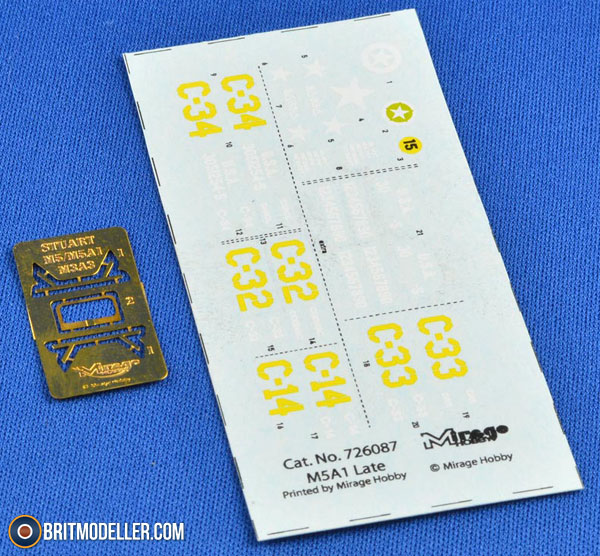 U.S. Light Tank M5A1 (Late) - 1:72 Mirage Hobby - Kits