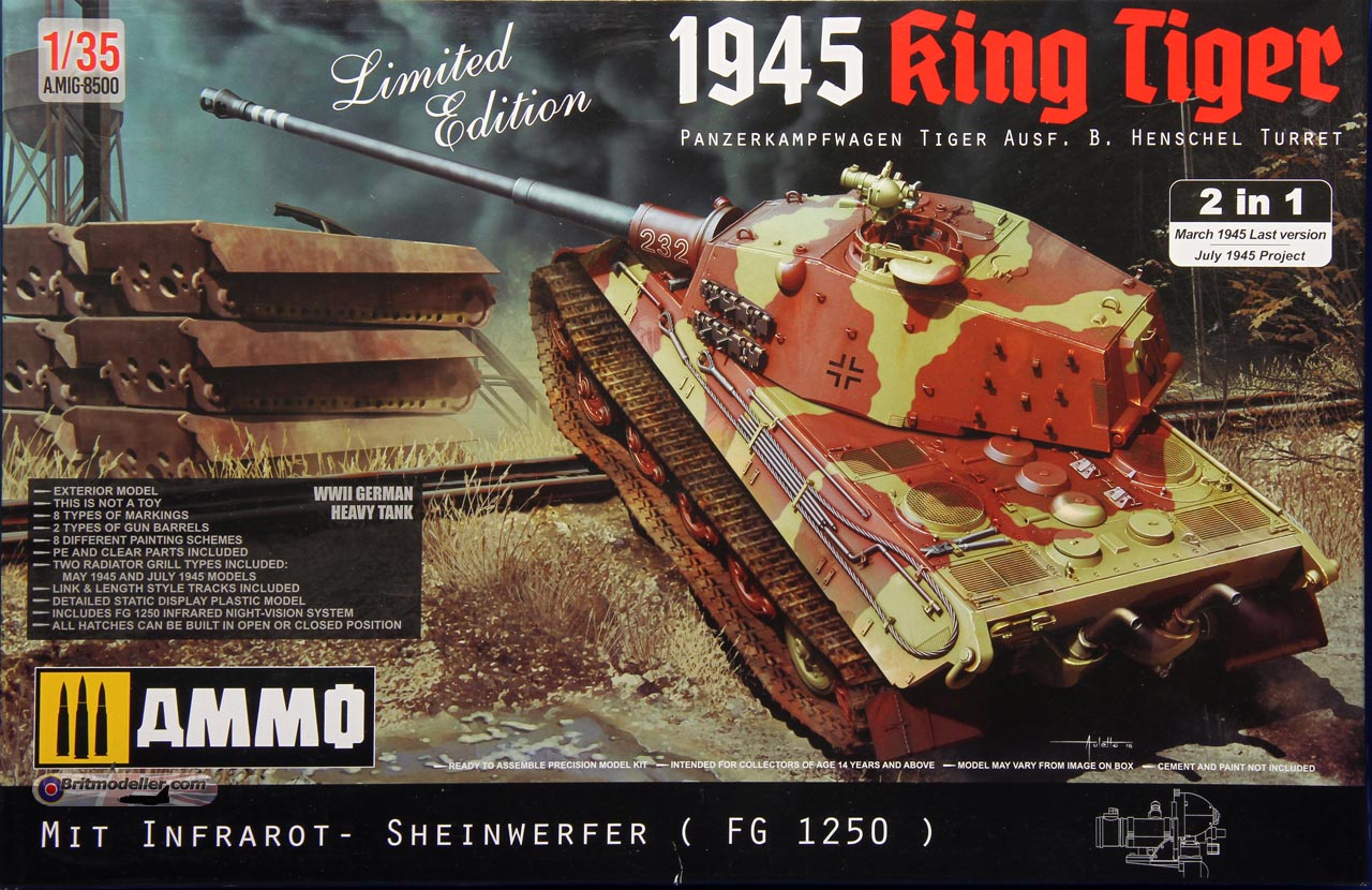 1945 King Tiger Limited Edition 1 35 Kits Britmodeller Com