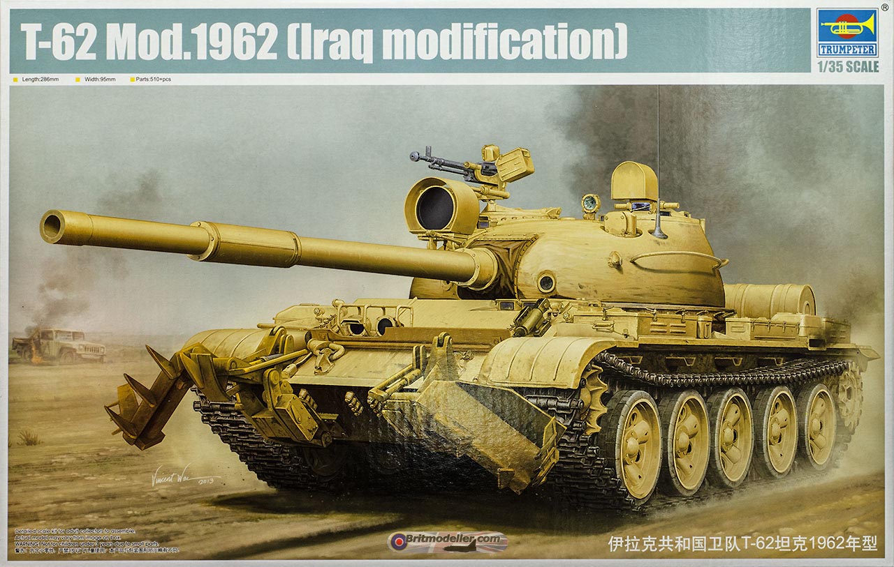 Amazon.com: Trumpeter 1/35 Russian T62 Mod 1972 Main Battle