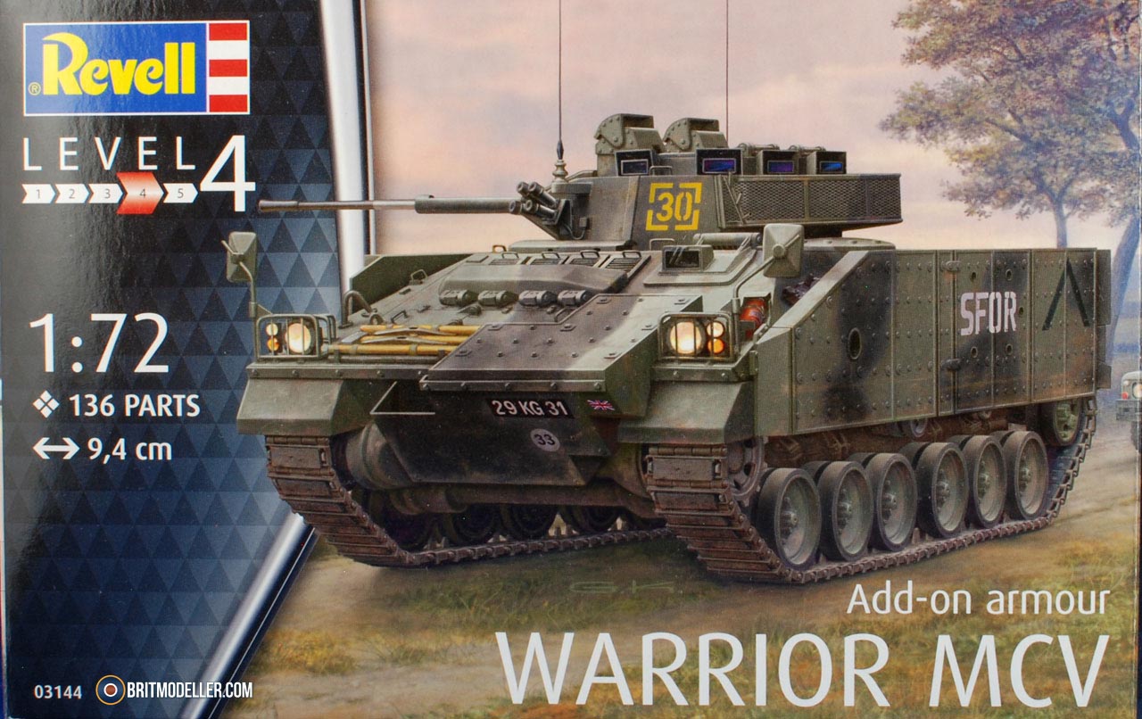 Revell 03144 Add-on amour Warrior MCV Bausatz 1:72 Neu