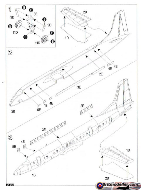 RODEN 312 Bristol 175 Britannia Liner Series 300 1/144 Scale Plastic Model Kit for sale online 