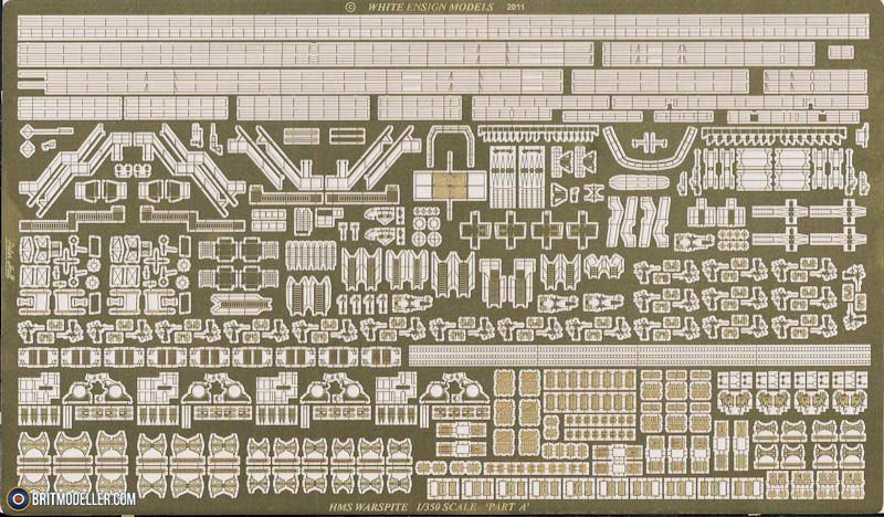 HMS Warspite etch set - Aftermarket & Themed Figures