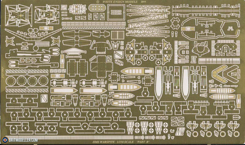 HMS Warspite etch set - Aftermarket & Themed Figures