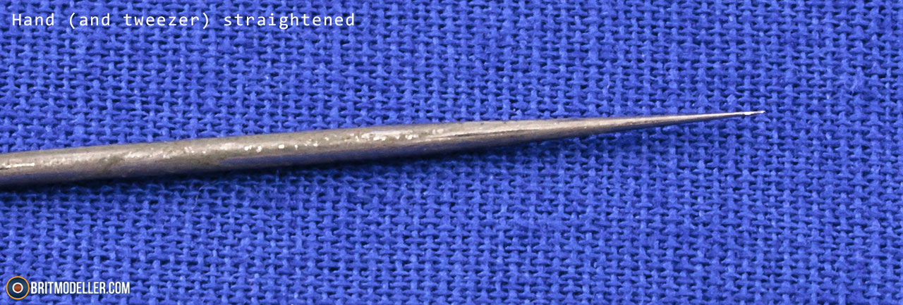 Airbrush needle repair 