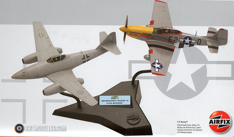 Me 262A-1A and P-51D Mustang Dogfight Double Gift Set 1:72