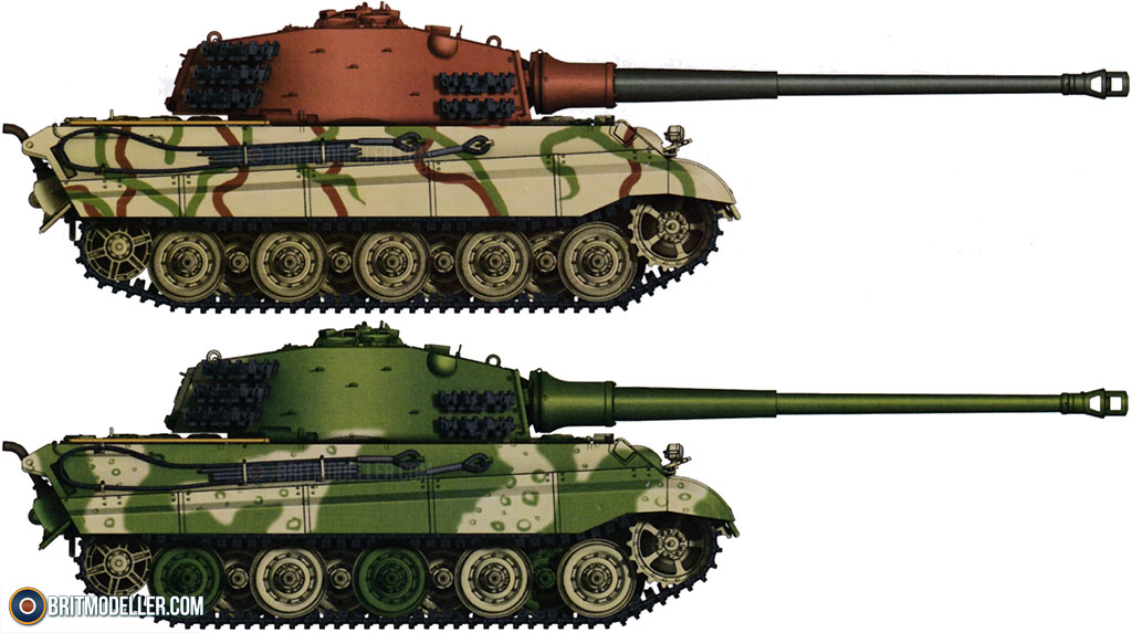 Pz.Kpfw.VI Sd.Kfz.182 Tiger II Henschel 105mm (84559) 1:35