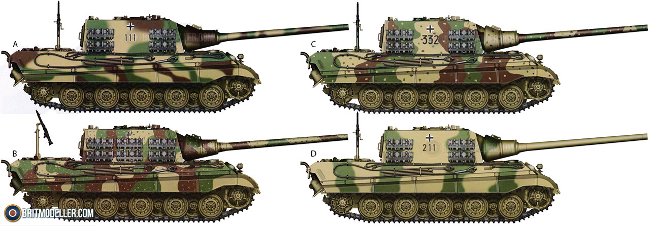 German Sd.Kfz.186 Jagdtiger Henschel (84562) 1:35 - Kits