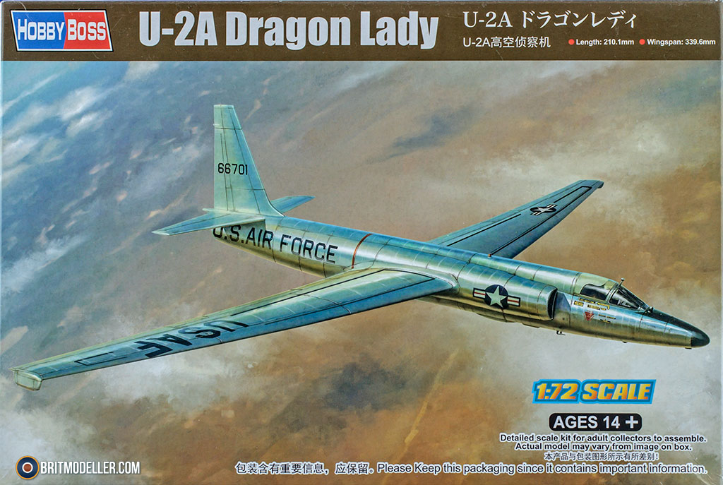 ホビーマスター 1/72 Lockheed U-2 \"Dragon Lady\" U-2S Dragon Lady 1:72 Diecast Model - Hobby Master HM-HA6903