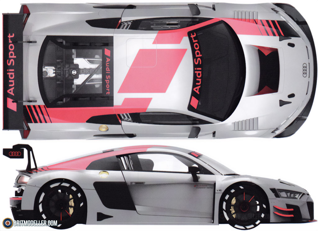 Meng 1/24 Audi R8 LMS GT3 2019 : Amazon.ca: Toys & Games