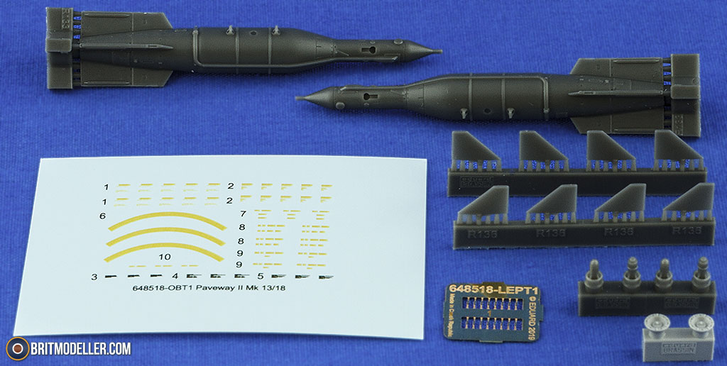 Brassin Resin 1/48 Scale Paveway II Mk 13/18 - 648518 Brassin Resin 1/48 Scale Paveway II Mk 13/18 - 648518