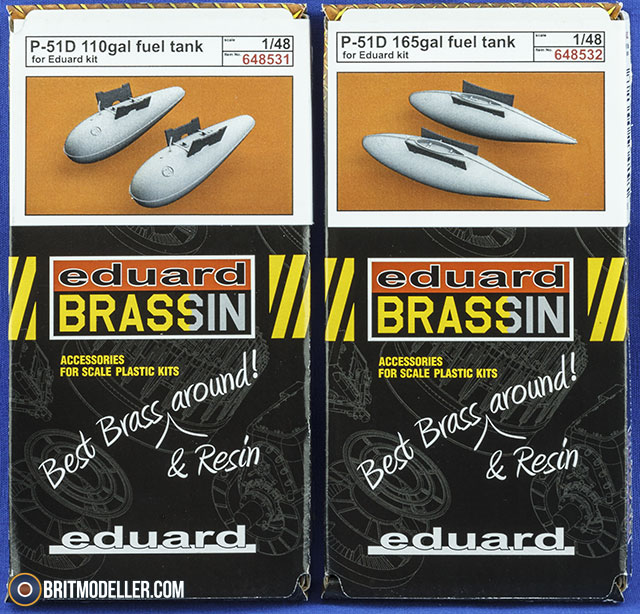 Brassin 1/48 Scale P-51D 165gal fuel tank (Eduard) - 648532 Brassin 1/48 Scale P-51D 165gal fuel tank (Eduard) - 648532