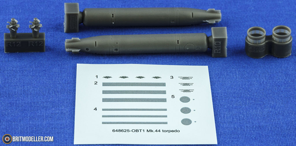 Brassin 1/48 Scale Mk.44 torpedo - 648625 Brassin 1/48 Scale Mk.44 torpedo - 648625