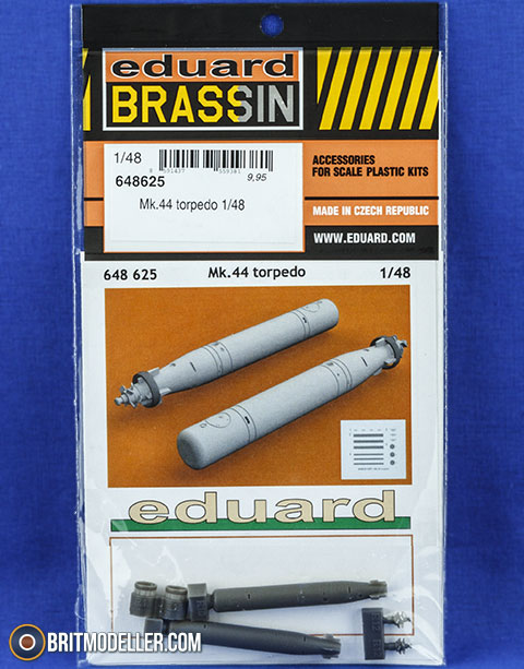 Brassin 1/48 Scale Mk.44 torpedo - 648625 Brassin 1/48 Scale Mk.44 torpedo - 648625