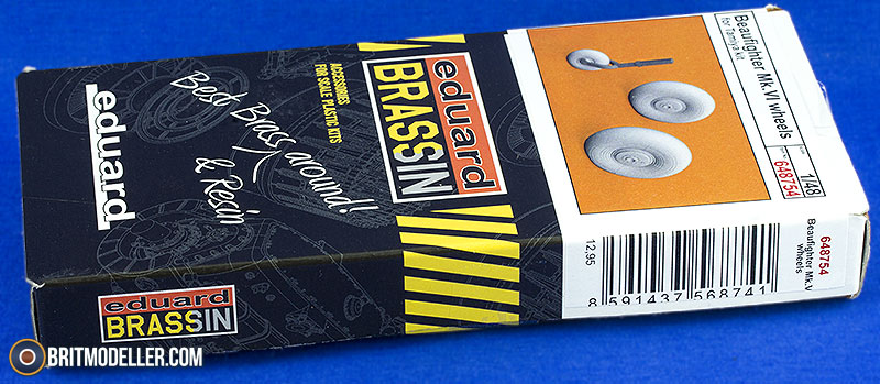 Brassin 1/48 scale Beaufighter Mk. VI wheels in resin for Tamiya - 648754 Brassin 1/48 scale Beaufighter Mk. VI wheels in resin for Tamiya - 648754