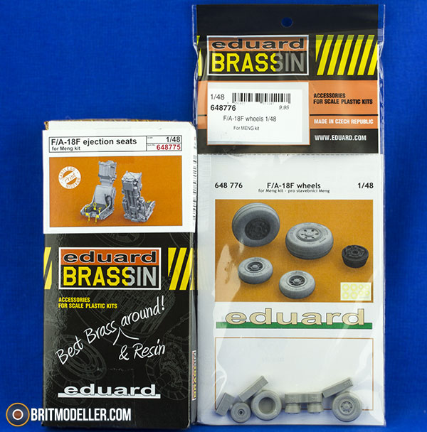 Eduard Brassin 1/48 scale F/A-18F ejection seats for Meng - 648775 Eduard Brassin 1/48 scale F/A-18F ejection seats for Meng - 648775
