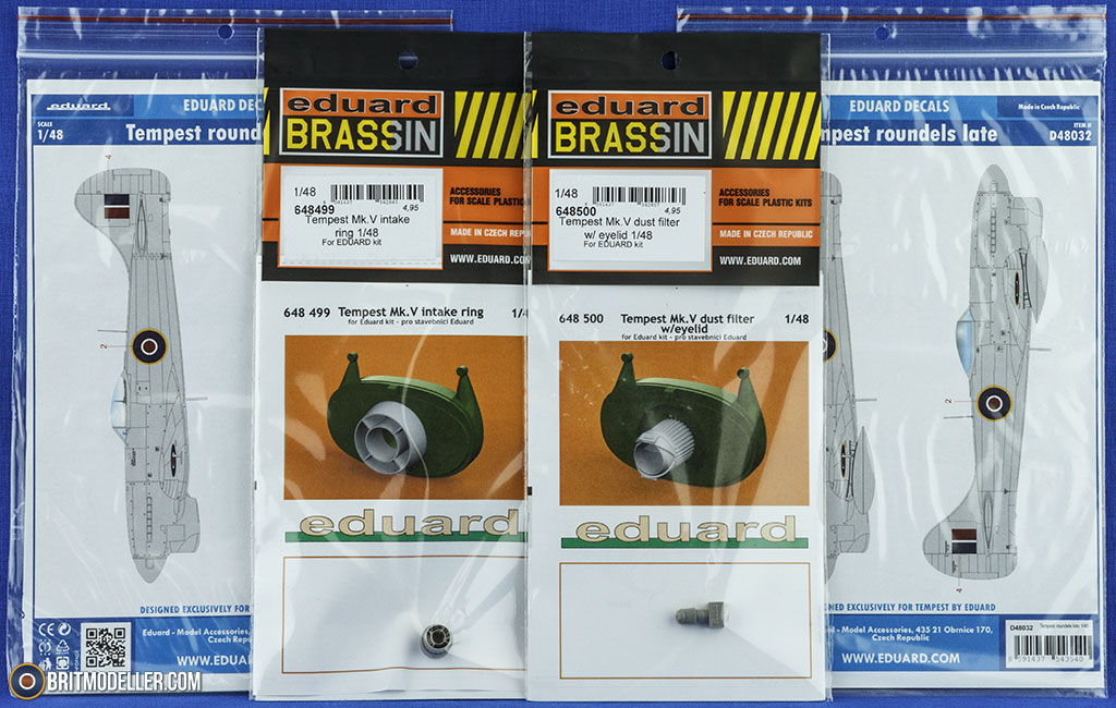 Brassin Resin 1/48 Tempest Mk. V Intake Ring - 648499 for Eduard Kit