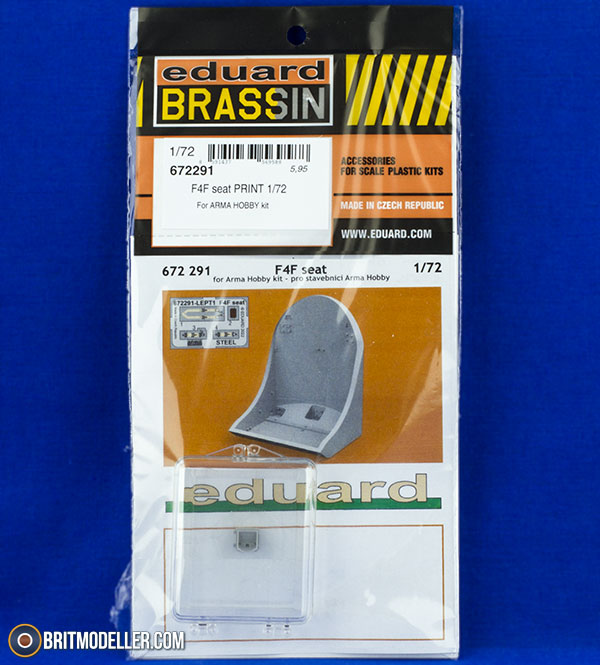 Brassin 1/72 scale resin F4F seat for Arma Hobby - 672291