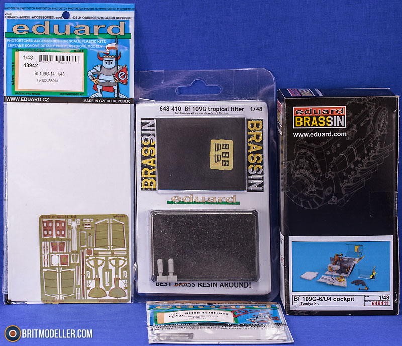 Eduard Brassin 1/48 scale Bf-109G-6/U4 tropical filter for Tamiya - 648410 Eduard Brassin 1/48 scale Bf-109G-6/U4 tropical filter for Tamiya - 648410