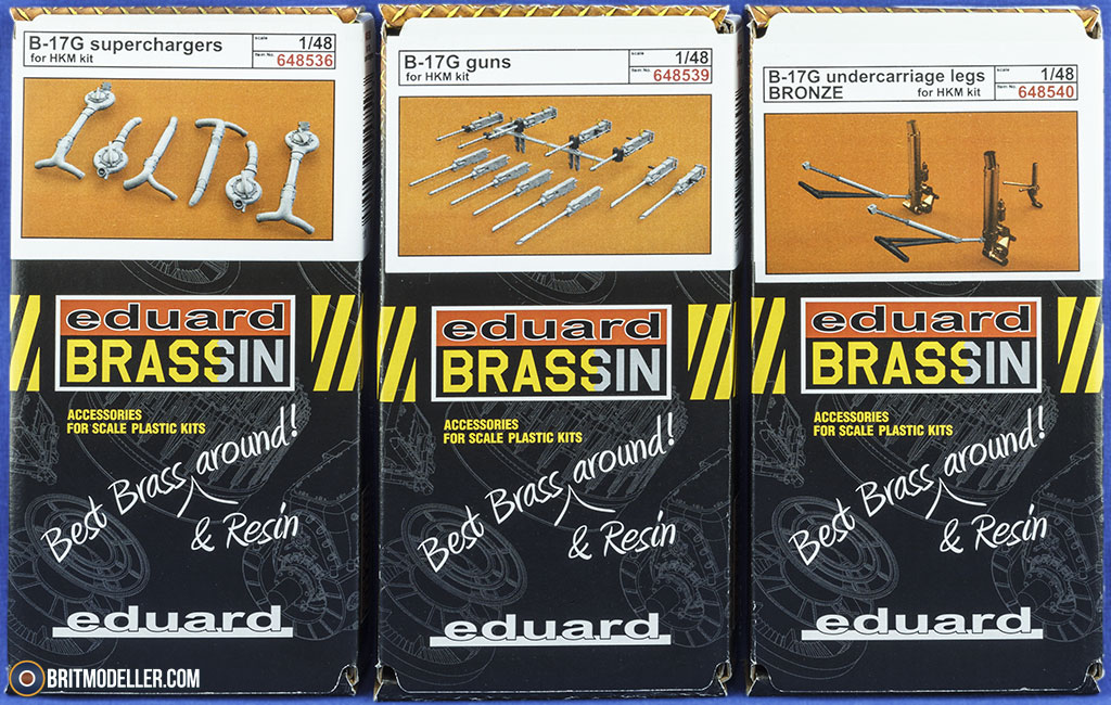 Brassin 1/48 Scale B-17G undercarriage legs BRONZE (HKM) - 648540 Brassin 1/48 Scale B-17G undercarriage legs BRONZE (HKM) - 648540