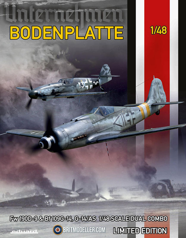248068 HGW 1/48 Wet Transfers Fw190D-9 Bodenplatte Markings for Eduard kit