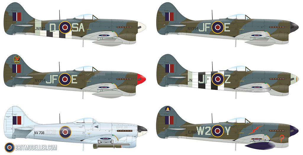 Hawker Tempest Mk.V Series 2 (82121) - 1:48 Eduard ProfiPACK - Kits ...