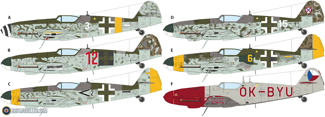 航空機・ヘリコプター Bf 110E & Bf 109G-10 WNF/Diana 1/48 Bf 109G-10 WNF/Diana 1/48 - Eduard Store
