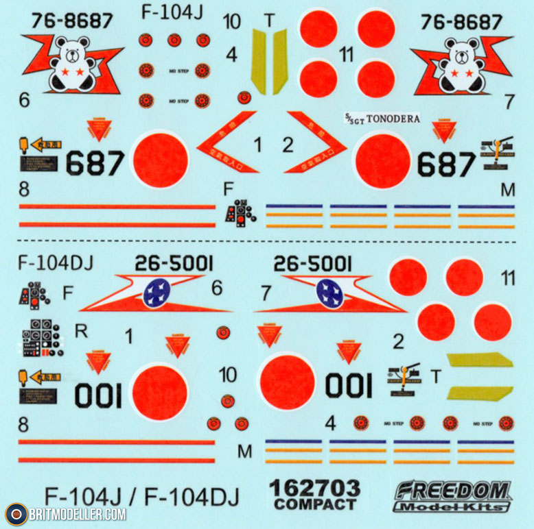 JASDF F-104J / F-104DJ Star Fighter (162703) - Compact Series