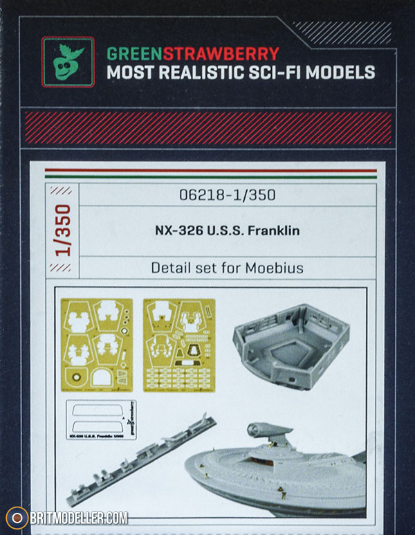 NX-326 USS Franklin Detail Set (06218-1/350 for Moebius